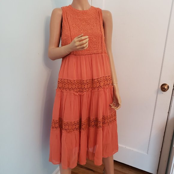 NWT Sundance YASMINE Dress. Beautiful and Amazing color - Picture 3 of 17